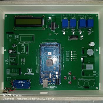 Educational Trainer Kits Brand Technosankalp Power Supply 12V DC Country of Origin Made in India Interfacing Options Led, Lcd, Relay, Seven Segment Display, Rtc, Gsm, Bluetooth Hc05, Switches, Heart Sensor Spo2, Mq Sensor, Dht11, Ir, Ultrasonic, - D K Vertex - India
