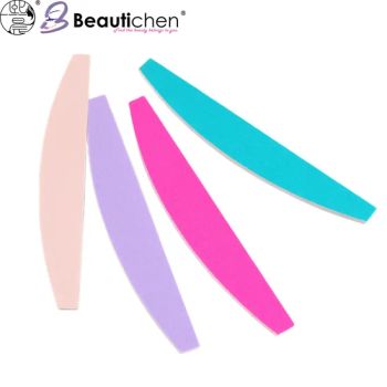 Beautichen Curved Edge Nail Files – Durable EVA & Sandpaper Nail Buffers in Pastel Colors (Light Pink, Purple, Pink, Teal) – Dual/Single Sided Nail - NINGBO XICHEN IMPORT AND EXPORT CO., LTD. - China