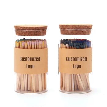Wholesale Custom Colored Safety Matches in Glass Jar for Candle Lighting & Aromatherapy Use - Jiangsu Smile Tools Co., Ltd. - China