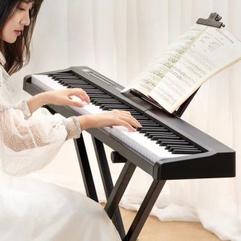 Bd Music Bd-881 88 Keys Portable LED Electronic Organ Grand MIDI Digital Piano Musical Keyboard Instruments - Quanzhou Badu Electronic Technology Co., Ltd. - China