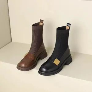 Classic Leather Chelsea Boots for Timeless Men's Style Toe Round Gender Male Color Yellow Season Autumn Material - Wuxi Glolinker Technology Co., Ltd. - China