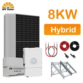 Solar Panel System 8kw Solar Photovoltaic System 8kw Solar Power Kit on Hybrid Grid Solar Energy System - MY Solar Technology Co., Ltd. - China