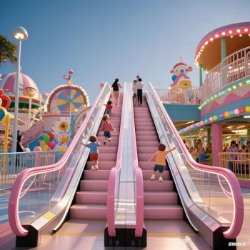 Vvvf Drive FUJI Indoor Escalator for Shopping / Subway / Home - Huzhou Otstec Elevator Co., Ltd. - China