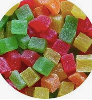 Dried fruit with pineapple flavor 8-10mm dehydrated papaya dice.Discounts on large orders - Almaa SCS - Belgium