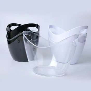 Clear Acrylic 4 Liter Plastic Wine Champagne or Beer Bottles Ice Bucket - Hangzhou Qirui Packaging Co., Ltd. - China
