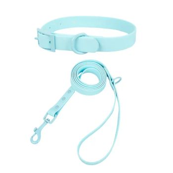 OEM/ODM Pet Accessories Waterproof Odorless PVC Collars & Leashes Set with Colored Metal Buckle and D Ring New Pet Products Personized Logo Dog Walking Collar - Link Pet Products Co., Ltd. - China