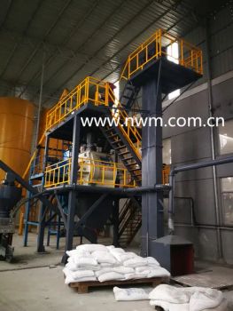 10tph Workshop Type Dry Mortar Batch Plant Condition New Control Type CNC Mixing Time 180s Capacity 5~20tph Layout Horizontal - Shanghai Newwall Machinery Co., Ltd. - China