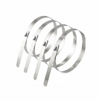 100 Mm 3.5 Mm Stainless Steel Cable Tie Quantity Per Pack 100 Pieces Country of Origin Made in India Width 3.5 mm Material Stainless Steel - Variant Corporation - India