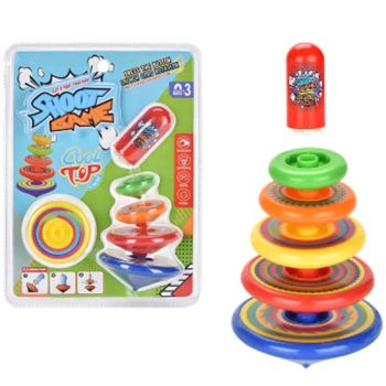 Wholesale Plastic Spinning Top Kids Educational Colorful Stacking Gyro Toy - Jiangxi Hand by Hand E-commerce Co., Ltd - China