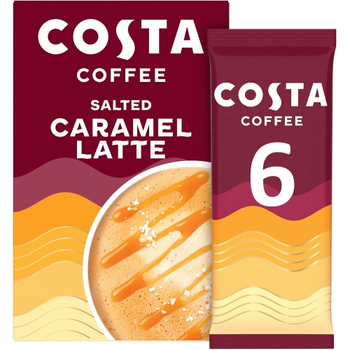Costa Salted Caramel Latte Sachets Coffee Drinks - Njang Investments Limited - Kenya