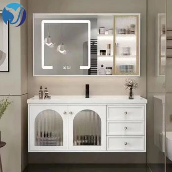 Illuminated LED Waterproof Bathroom Vanities with Bath Mirrors - Shuyang Yingjie Kitchen & Bath Co., Ltd. - China