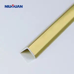 Custom Metal Wholesale Ceramic Wall Tiles Corner Trim Color Gold Origin Foshan Trademark NIU YUAN Type Tile Accessories Material Aluminum - Foshan Nanhai Niu Yuan Hardware Product Co., Ltd. - China
