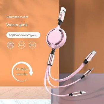 Wholesale Mobile Phone Accessories 3 in 1 Charging Cable Portable Travel Charging Cable - Shenzhen Mingrixing Electronic Technology Co., Ltd. - China