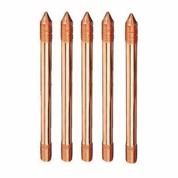 Copper Clad Steel Ground Rod Shape Round Material Copper I Deal In New Only Brand Arete Powertech Usage/Application - Arete Powertech Private Limited - India