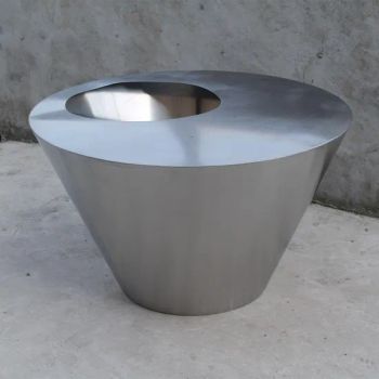 Fo-9026 Stainless Steel Planter Garden Furniture Outdoor Decoration Flower Pot Home Decor Vase - Hangzhou Fly-Ocean Import & Export Co., Ltd. - China