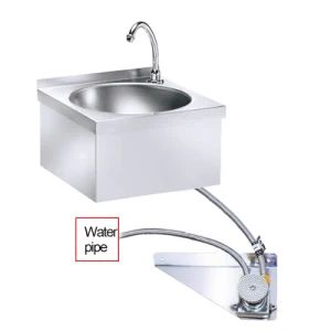 Outdoor Hospital Metal Sink Hospital Foot Operated Hand Wash Basin - Win Tend Co., Limited - China