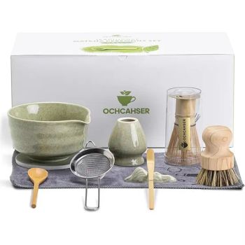 Customized Whisk Matcha Strainer Ceramic Green Matha Bowl Matcha Tea Set - Xiamen Athome Household Products Co., Ltd. - China