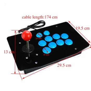 High Quality Acrylic PC Flight Gaming Simulator Arcade Joysticks Game Controllers - Guangzhou Sundi Electronics Co., Ltd. - China