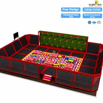 Commercial Trampoline Park for Adults Rope Course Gym Fitness Use - Guangzhou Aurora Sports Products Co., Ltd. - China