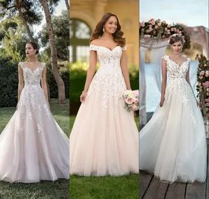 Cap Sleeves Wedding Dresses Lace A-Line Bridal Dresses Bh33 - Suzhou Leader Apparel Co., Ltd. - China