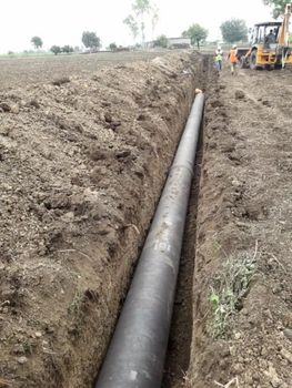 Water Pipe Line Construction Size 500mm To Location Mp From Location Mp Type Of Gas Water 500mmdiapipe 6meterlength Pipeline Type Water - Anand Yadav & Associate - India