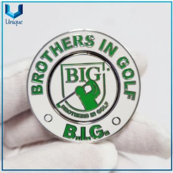 Custom Golf Accessories Ballmarker +Divot Tool in Set for Promotional Gifts, Golf Club Souvenir Gift Divot Tool +Ballmarker - Dongguan Unique Pins & Gifts Co., Ltd. - China
