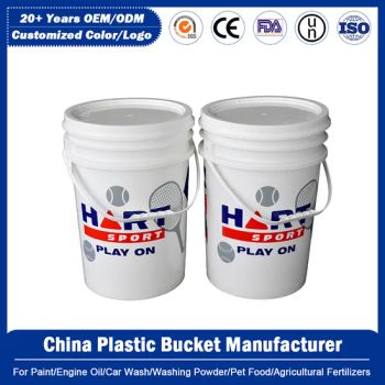 High Quality Umetass Airtight Round 5 Gallon Plastic Bucket PP Plastic Bucket with Lid Handle for Baseball/Pickles/Pet Food/Wet Wipes/Paint/Engine Oil/Lubricant - Enlightening Plast Co., Limited - China