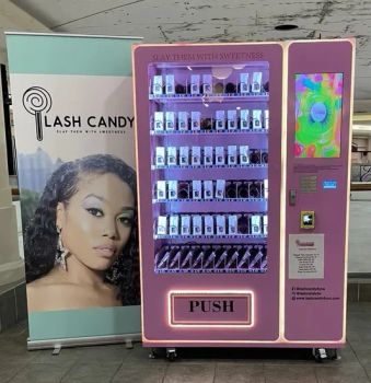 Hot Selling Makeup Products in Pink Vending Machine Weight 350kg Origin China Condition New Trademark ZhongDa OEM/ODM - Guangzhou Zhongda Smart Technology Co., Ltd. - China