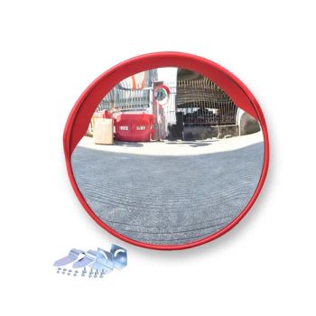 Outdoor Traffic Convex Safety Mirror Parking Garage Mirrors Size 30cm-120cm Certification CE Color Red/Orange Diameter 30-120cm - Henan Chiwai International Trade Co., Ltd. - China