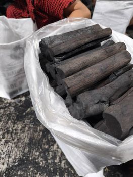 mangrove wood charcoal Form Other Length 8 Inch Shape Stick Shape Weight > 10 kg to 25 kg Area of Application Other Delivery Form IBC Container - J.L - Thailand