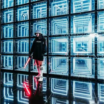 Dance Floor LED Lights 3D Infinity Nirror Video Checkered Event Waterproof Neon Light Rubber Dance Floor Wrap LED Lights - ShenZhen ibestwork Technology Co., Ltd. - China