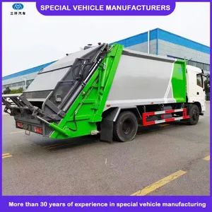 Road Garbage Clearing and Transportation Compression Vehicle Commercial Vehicle Sanitation Garbage Truck From China - HUBEI TRI-RING MOTOR CO., LTD. - China