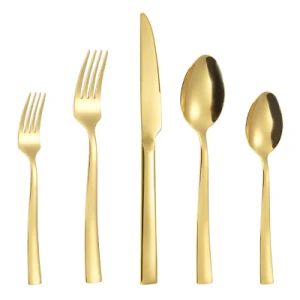 Restaurant Dinner Flatware Sets Spoon Fork Knife MOQ 500 Origin China Style Luxury Feature Stocked Grade Food Grade Model NO. IFA-002 - GuangDong Infull Industrial Co., Ltd. - China