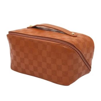 Leather Small Zipper Bag for Washing and Storage Travel Cosmetic Bags - Skylark Network Co., Ltd. - China
