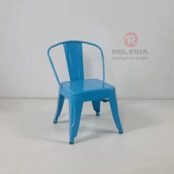 Silla Metalica PARA Restaurante Outdoor Kids Chairs Dining Room Iron Child Chair Luxury Modern Metal Stackable Kid Chairs - Qingdao Rolinda Manufacture and Trade Co., Ltd. - China