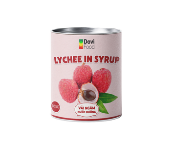 Delicious Canned Fresh Lychee Fruit in Syrup, Fresh Lychee soaked in sugar from Dovi Food Co.,Ltd in Vietnam - Dovi Food Co., Ltd - Vietnam