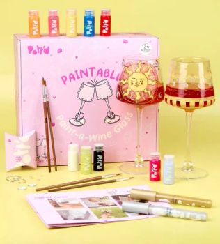 Eco-Friendly Classic Design Wine Glasses for Creative Painting - Plant Fun ( Xiamen) Co., Ltd. - China