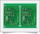 Double Sided PCB Fiducial Marks Present For Assembly Assistance Materials Cem3, Fr4, Polyimide, Rt Duroid, Ptfe Board Assembly Method Stepped Up Onto A Bigger - Fine Trak Systems - India