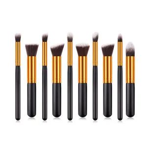 10PCS Eye Shadow Makeup Brushes Make up Foundation Eyebrow Eyeliner Blush Cosmetic Brushes - NINGBO AOVEA IMPORT & EXPORT CO., LTD. - China