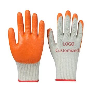 Topwin Wholesale Price Cotton Latex Coated Glove Industrial Hand Protective Work Safety Gloves for Construction/Industrial/Garden - Hunan Dingguan Industry and Trade Co., Ltd. - China