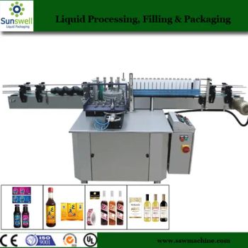 Glue Labeling Machines for Glass Sauce Bottles - Zhangjiagang Sunswell Machinery Co., Ltd. - China