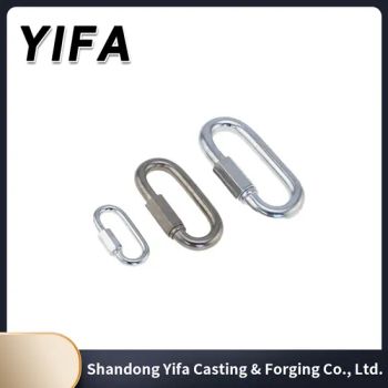 Stainless Steel 304 Standard Quick Links Marine Safety Screw Chain Quick Connecting Link Hardware - Shandong Yifa Casting & Forging Co., Ltd. - China