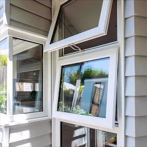 Customized Double Glazed Soundproof Heat Insulated Tempered Glass Awning Windows Top Hung - Charmo Window Innovations Manufacturing Co., Ltd. - China