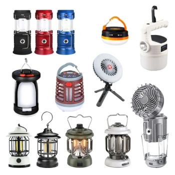 Portable Lanterns USB/Solar Charging Light Night Market Lamp Energy-Saving Bulb Outdoor Camping Power Outage Emergency Light - NINGBO CONFIDENCE CAR ACCESSORY LTD. - China