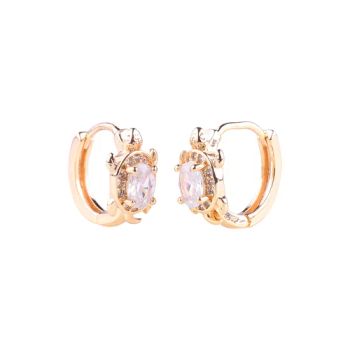 Costume Youth Simple Fashion Jewellry 18K Imitation Oro Crystal Earrings - Guangzhou Heng Dian Trade Co., Ltd. - China