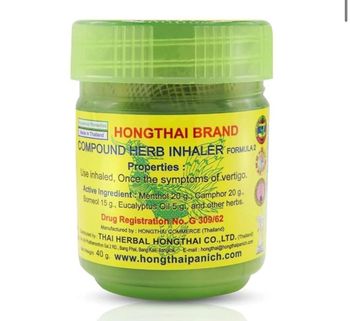 HOT SELLING HONGTHAI ORIGINAL THAI COMPOUND HERB INHALER WILD CULTIVATED FORMULA 2 Camphor & Menthol Health Food Grade 5g - KAEWMUNGKORNPHAESAJ CO., LTD. - Thailand