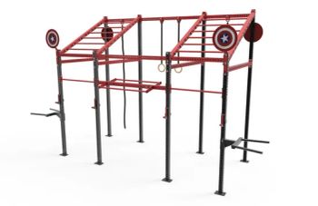 Adjustable Functional Fitness Strength Training Trainer Machine Gym Equipment Cross Fit Stand Squat Rack Crossfit Rig - Qingdao Modun Industry & Trade Co., Ltd. - China
