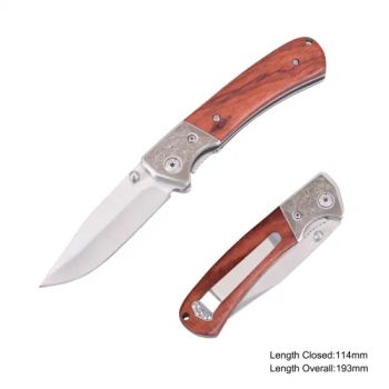 Folding Pocket Tool Knives with Wooden Handle (#31210) - Plenty Harvest Manufacturing Limited - China