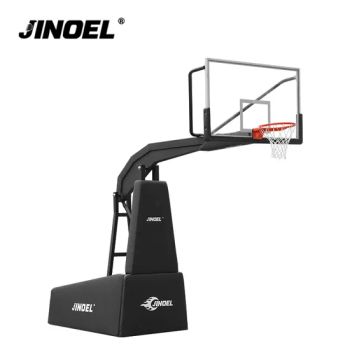 Jinoel Gymnasiums Facilities Basketball Equipment Movable Basketball Stand High-Grade Imitation Hydraulic Basketball Stand - Shandong Jinuoer Sports Equipment Co., Ltd - China