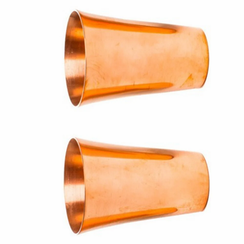 Golden Original Copper Shot Glass, For Multi, Size: Varied Size Varied Color Golden Design Original Shape Cylindrical Capacity - Progress Enterprises - India